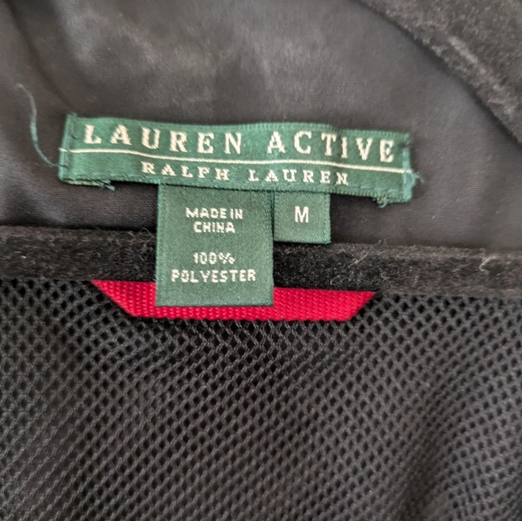 Ralph Lauren Active Wear Black Jacket Women's size M - Picture 9 of 9